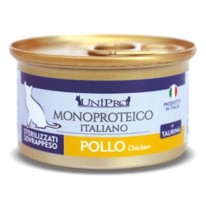 Unipro - Unicamente Pollo Sterilizzati o Sovrappeso 85 g