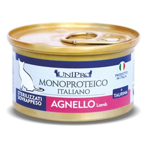 Unipro - Unicamente Agnello Sterilizzati o Sovrappeso 85 g