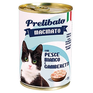 Unipro - Prelibato Macinato con Pesce Bianco e Gamberetti 400 g