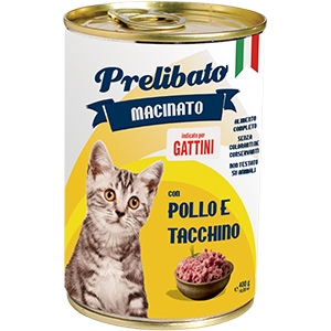 Unipro - Prelibato Macinato Pollo e Tacchino per Gattini 400 g