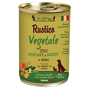 Unipro - Rustico Vegetale con Verdure e Patate 400 g