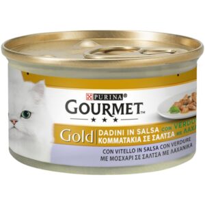 Gourmet Gold - Dadini - Vitello in Salsa con Verdure 85 g