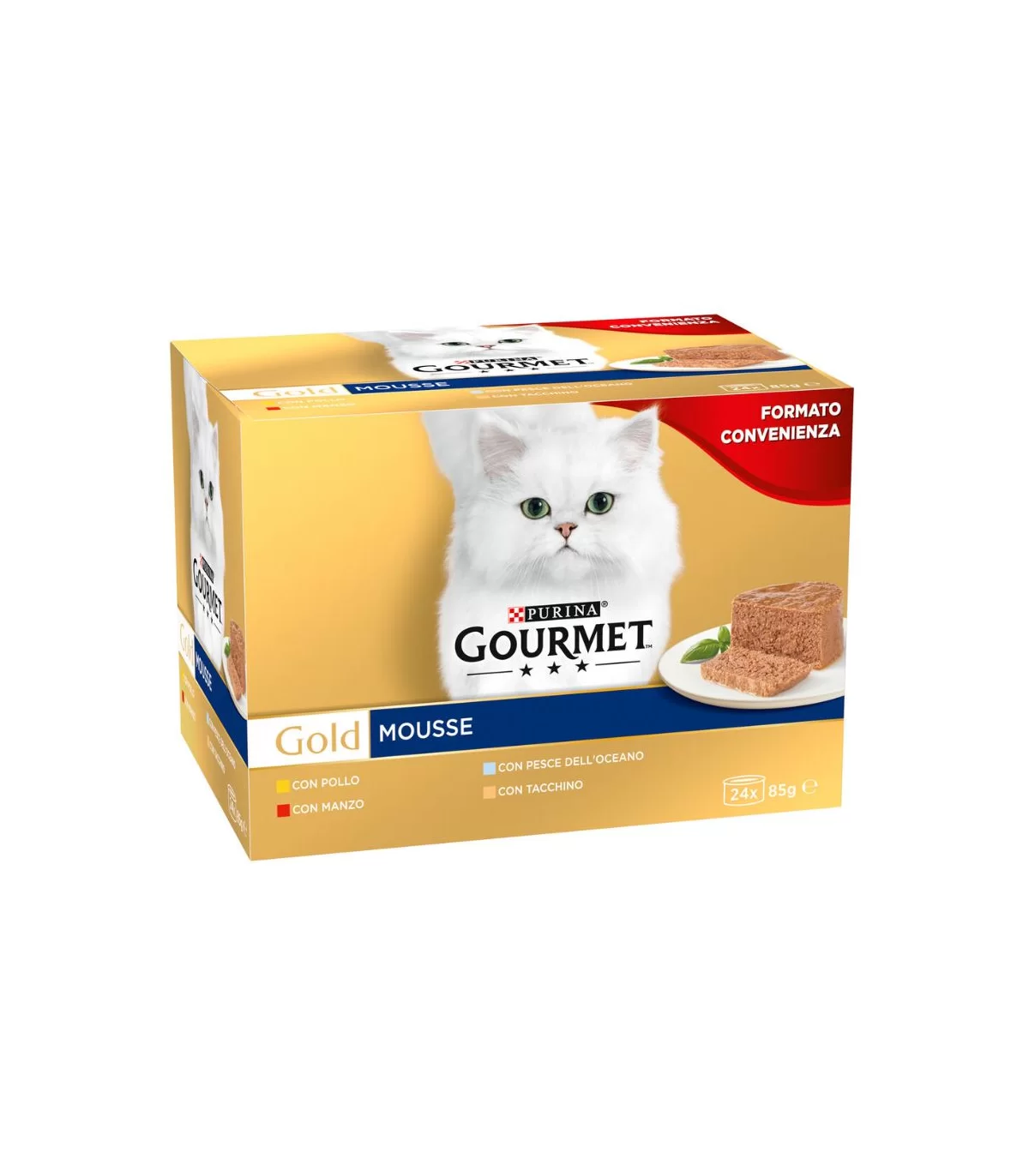 Gourmet Gold - Mix Mousse - Multipack 24 x 85 g
