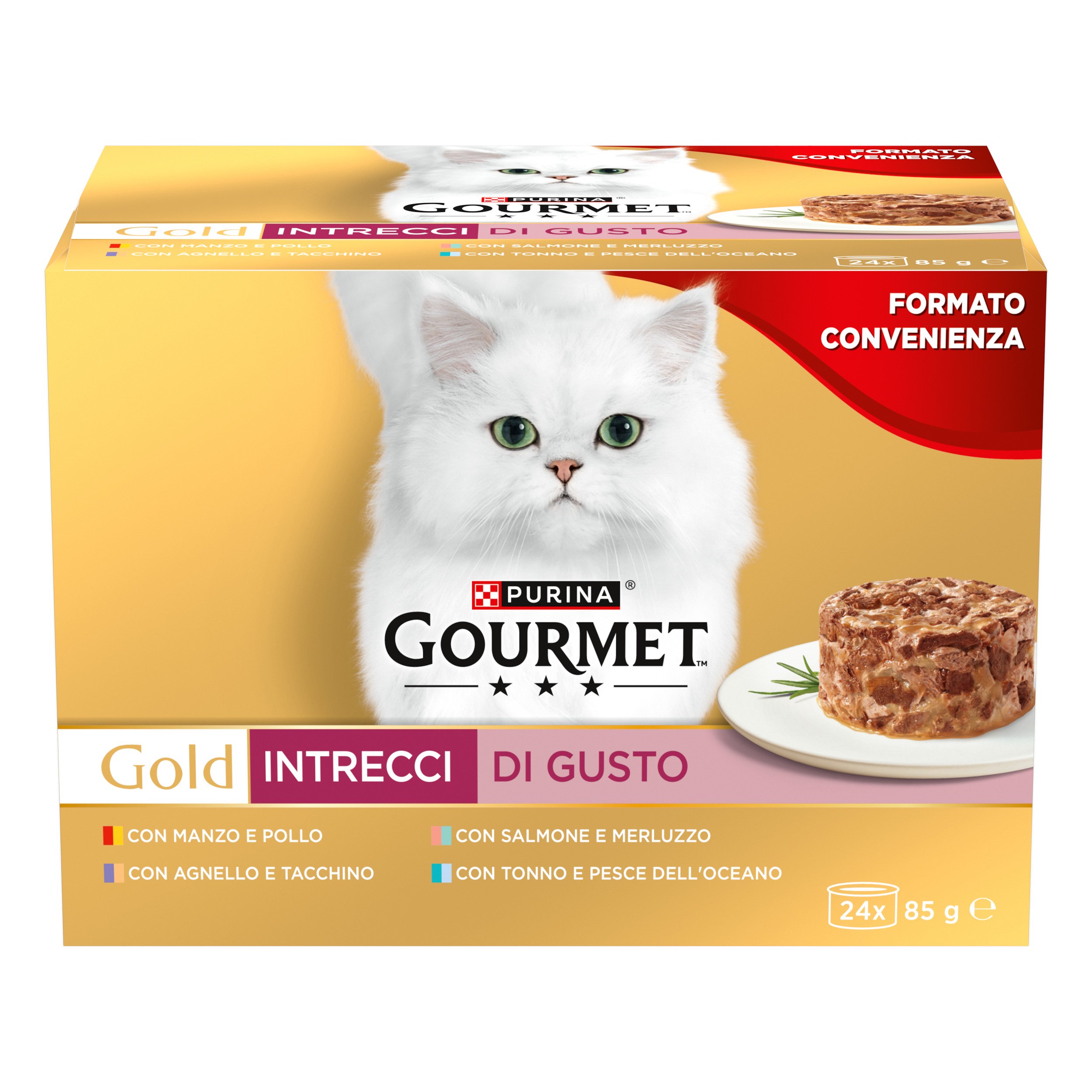 Gourmet Gold - Mix Intrecci di Gusto - Multipack 24 x 85 g