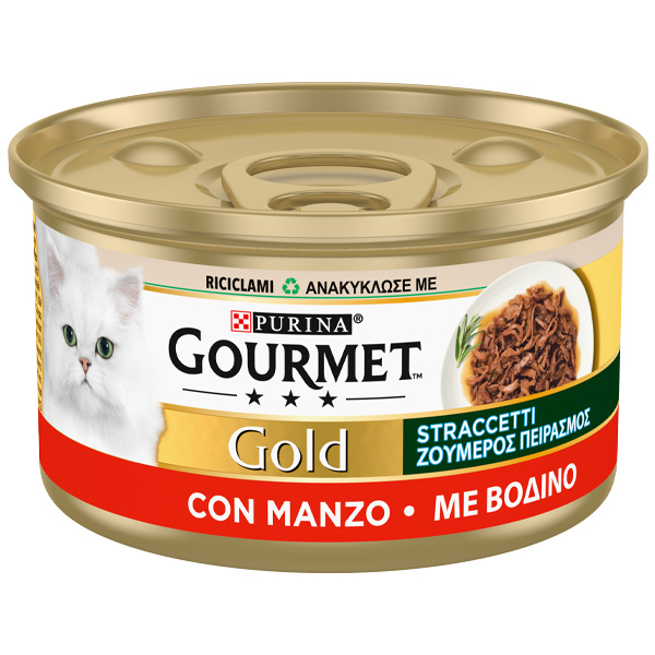 Gourmet Gold - Straccetti - con Manzo 85 g