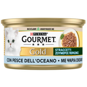 Gourmet Gold - Straccetti - con Pesce dell' Oceano 85 g