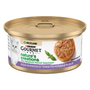 Gourmet Nature's Creations Fiocchi di Tonnetto Naturale in Gelèe 70 g