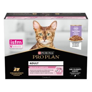 Purina - Pro Plan Adult Delicate Digestion Mousse con Tacchino Multipack 12 x 85 g