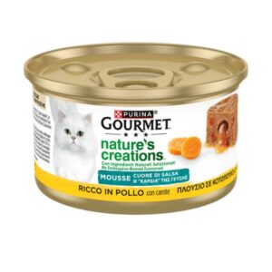 Gourmet Nature's Creations Mousse Cuore Di Salsa Pollo Carote 85 g