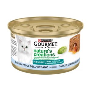Gourmet Nature's Creations Mousse Cuore Di Salsa Pesce Oceano E Spinaci 85 g