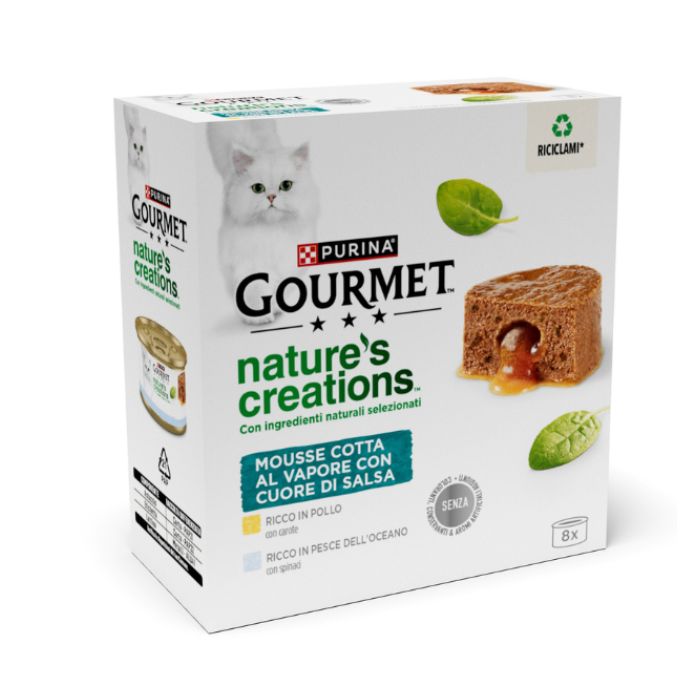 Gourmet Nature's Creations Mousse Cuore di Salsa Multipack 8 x 85 g