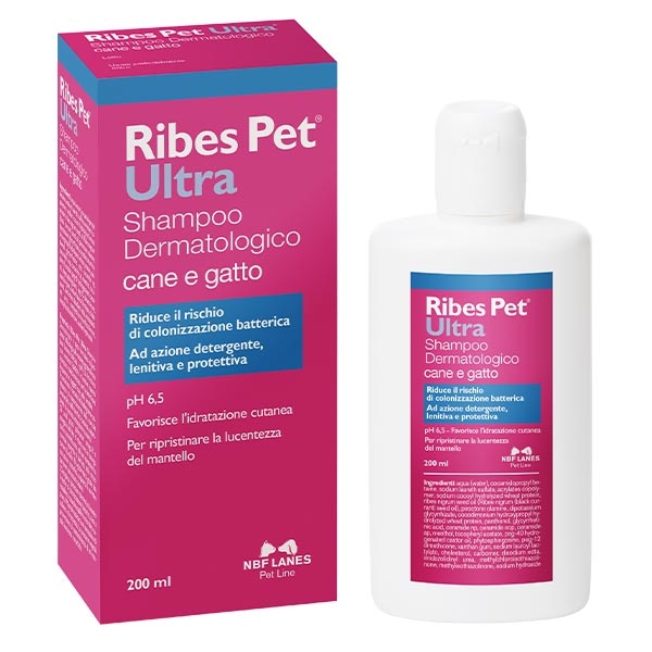 NBF Lanes - Ribes Pet Ultra Shampoo Dermatologico 200 ml