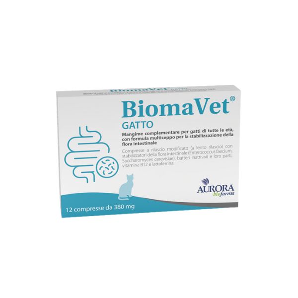 Aurora Biofarma - Biomavet Gatto 12 Compresse 380 mg