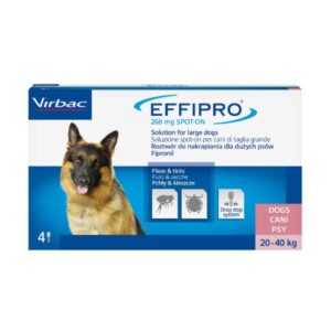 Virbac - Effipro Spot-On Cane L 20-40 Kg 4 Fialette