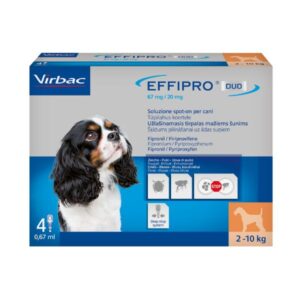 Virbac - Effipro Duo Cane 2-10 Kg 4 Fialette
