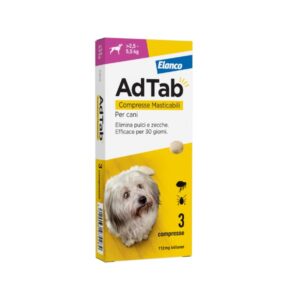 Elanco - AdTab Cane 2,5-5,5 Kg 112 Mg 3 Compresse