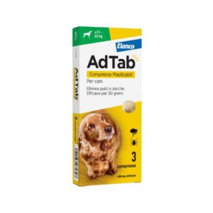 Elanco - AdTab Cane 11-22 Kg 450 Mg 3 Compresse