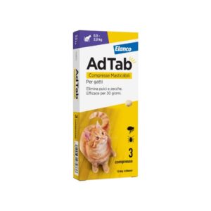 Elanco - AdTab Gatto 0,5-2 Kg 12 Mg 3 Compresse