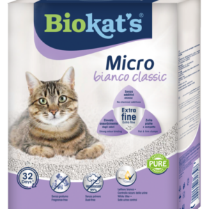 Gimborn Italia - Biokat's Lettiera Agglomerante Micro Bianco Classic 6 L