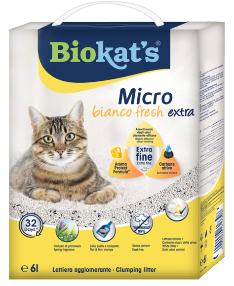 Gimborn Italia - Biokat's Micro Bianco Fresh Extra 6 L