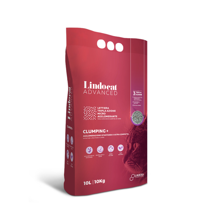 Lindocat - Advanced Clumping+ 10 Kg Rossa