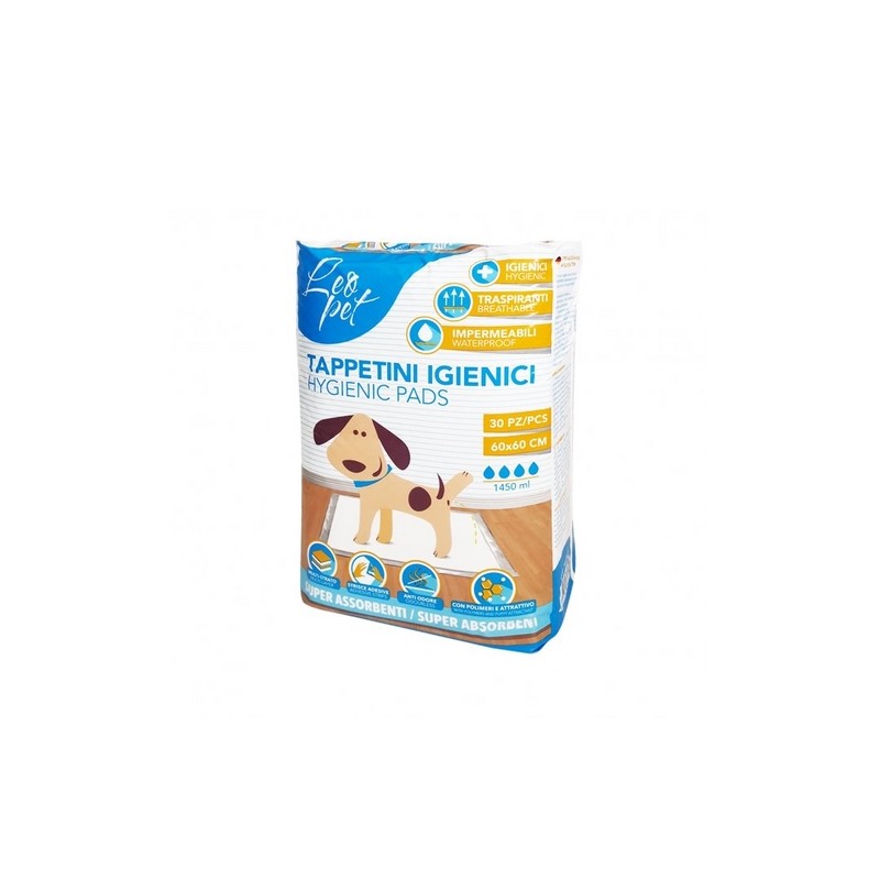 Leo Pet - Tappetini Assorbenti 30 Pezzi 60x60