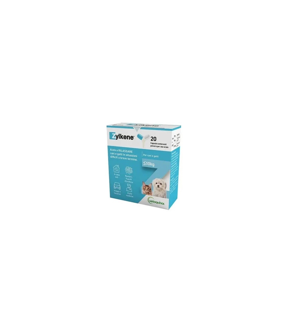 Vetoquinol - Zylkene 75 mg 20 Capsule <10 Kg