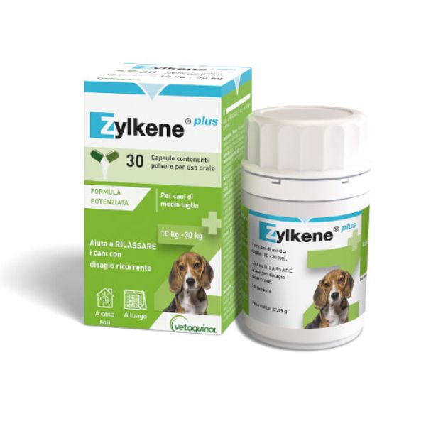 Vetoquinol - Zylkene Plus 30 Capsule 10-30 Kg