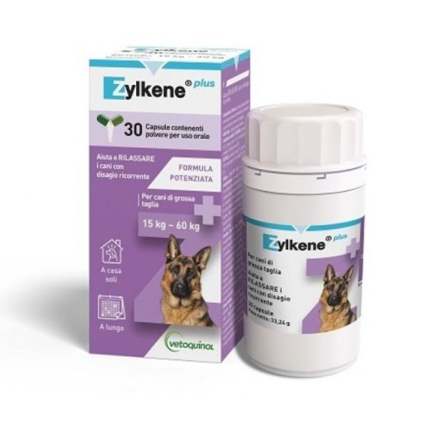 Vetoquinol - Zylkene Plus 30 Capsule 15-60 Kg